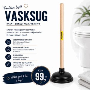 Vasksuger med skaft