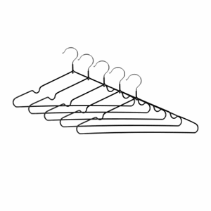 Kleshenger 5pk sort metall silikon