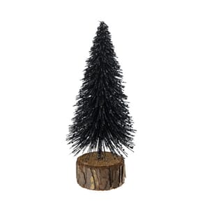 Juletre 20cm sort