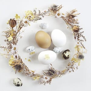 Serviett påske egg blomsterring 33x33cm