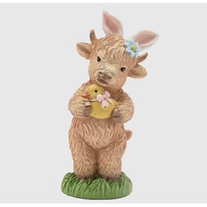 Figur ku med badeand påske