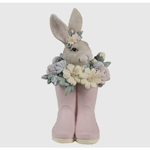 Figur i støvler rosa 23cm