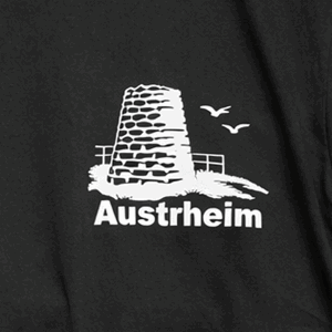 T-skjorte Str XXL Austrheim vardetangen sort