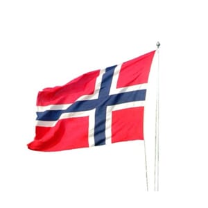 Flagg 300x218cm Norsk flagg