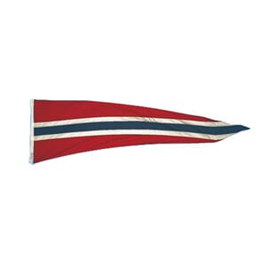 Vimpel 125cm Båtvimpel Norsk flagg