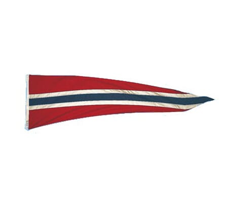 Vimpel 125cm Båtvimpel Norsk flagg