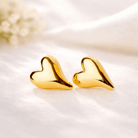 Øredobb små åpne med stener gavetilhenne